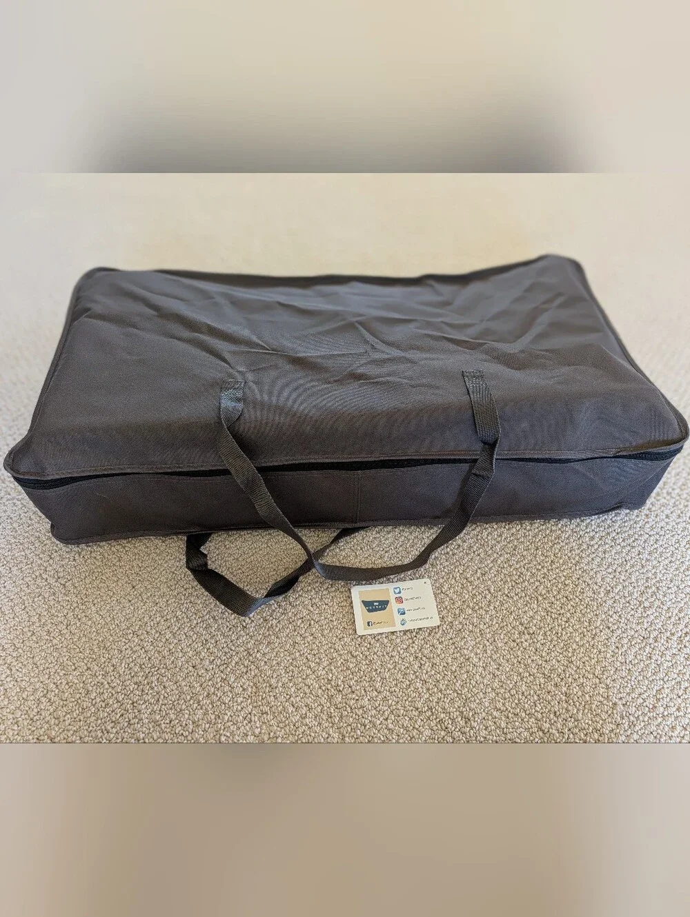 Petfit Plush Tan Lined Pet Bed with Gray Exterior
